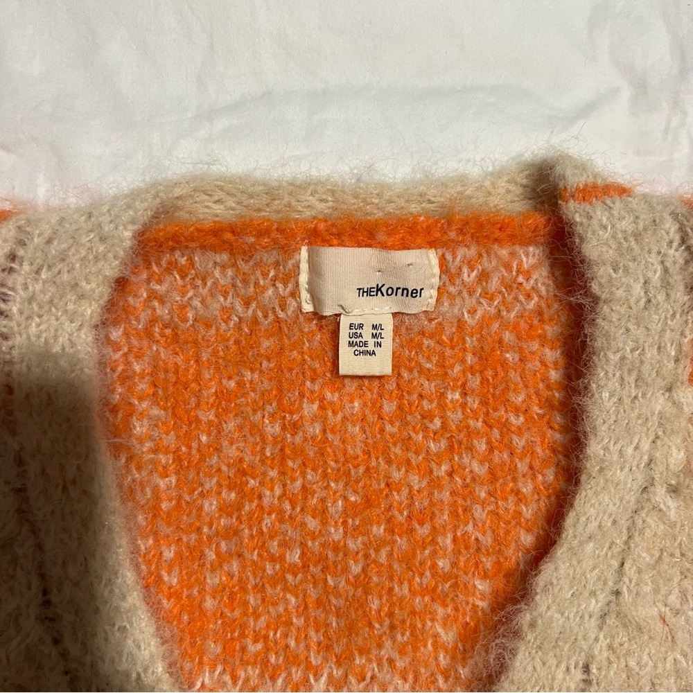 ANTHROPOLOGIE THE KORNER CHECKERED CARDIGAN - Picture 5 of 10